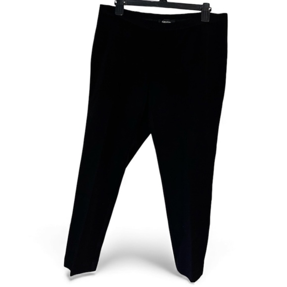 Karen Kane Pants - Karen Kane Women’s Black Straight Leg Dress Pants with Elastic Waist Sz-14W